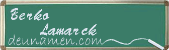 Berko Lamarck Visitenkarte